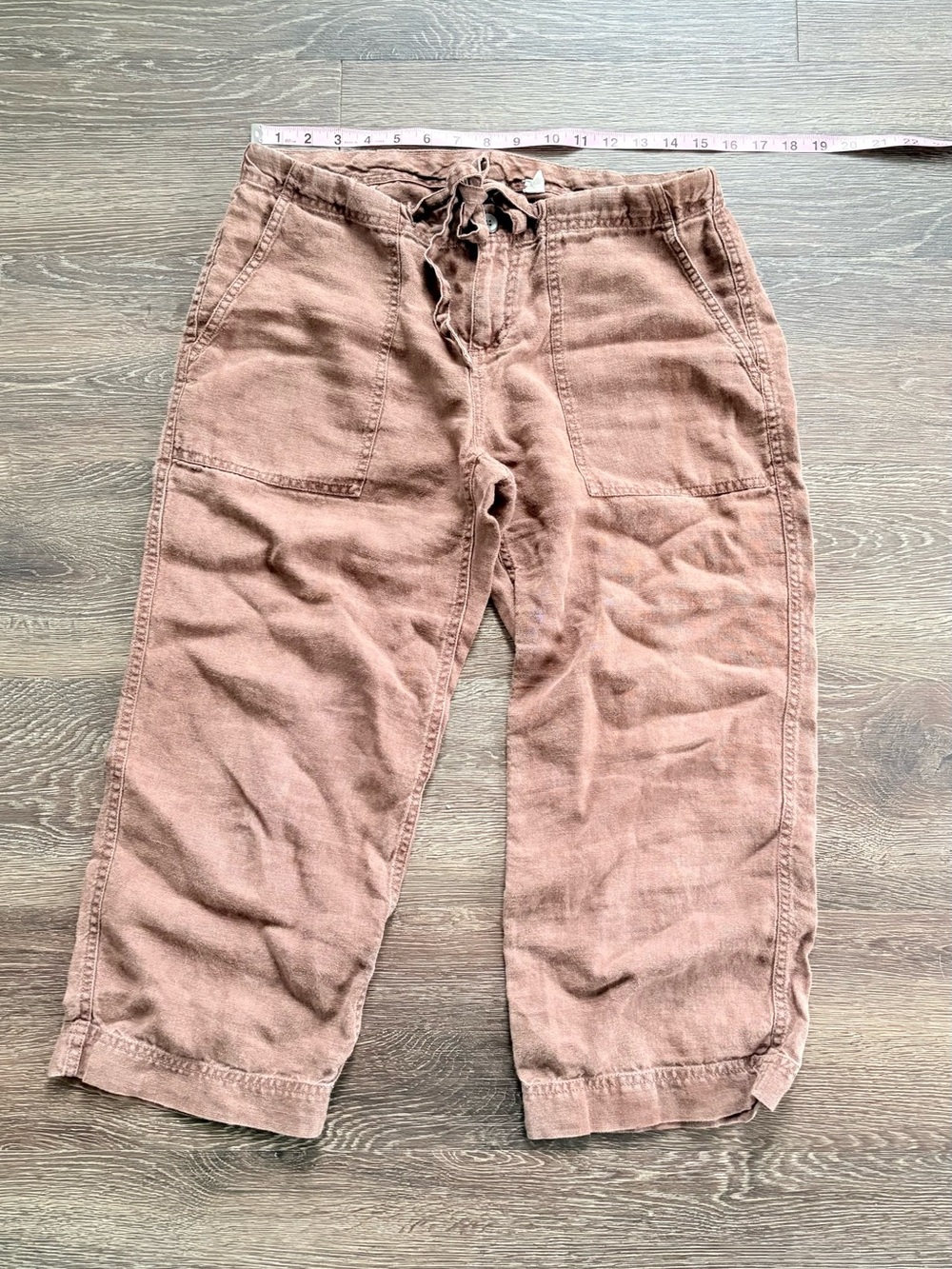 Vintage gap linen capris size small